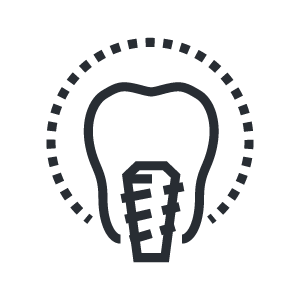 dental implant icon